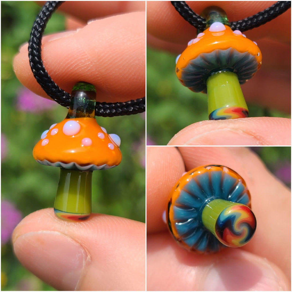 Artist's Choice: Mini Mushroom Glass Pendant