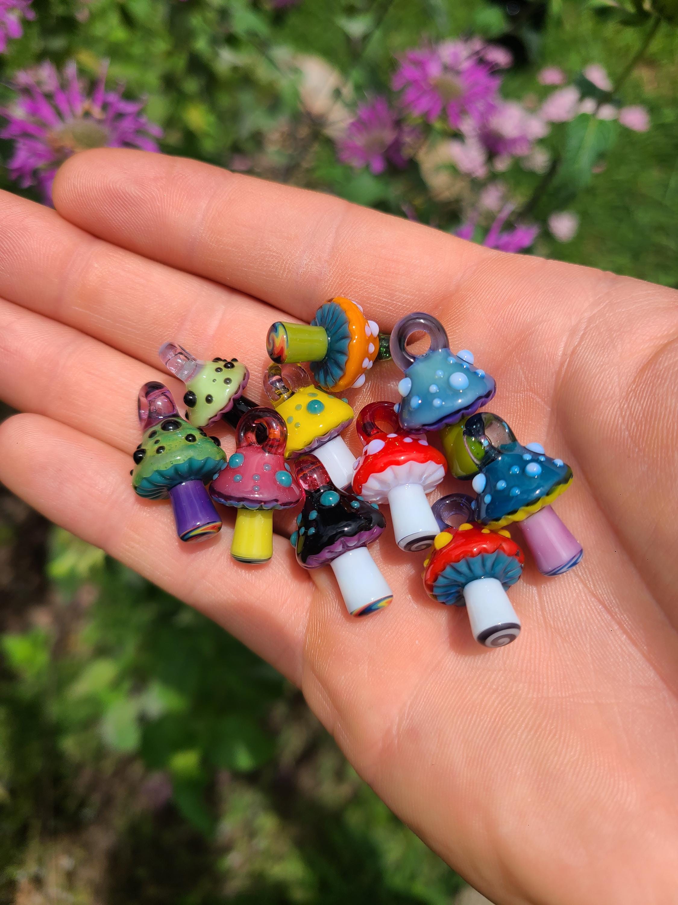 Artist's Choice: Mini Mushroom Glass Pendant