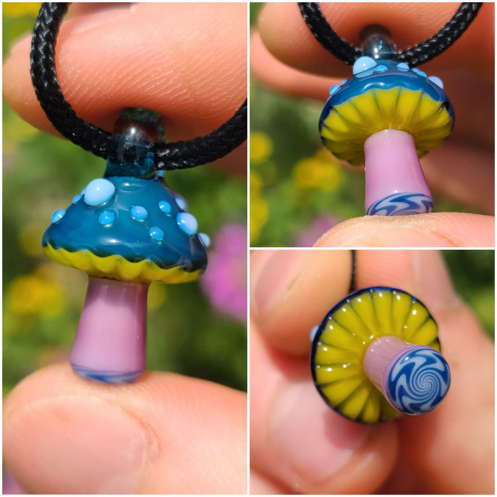 Artist's Choice: Mini Mushroom Glass Pendant