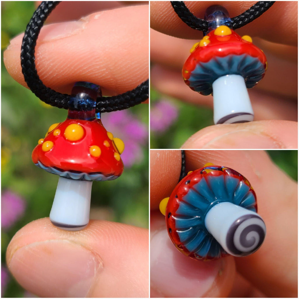 Artist's Choice: Mini Mushroom Glass Pendant