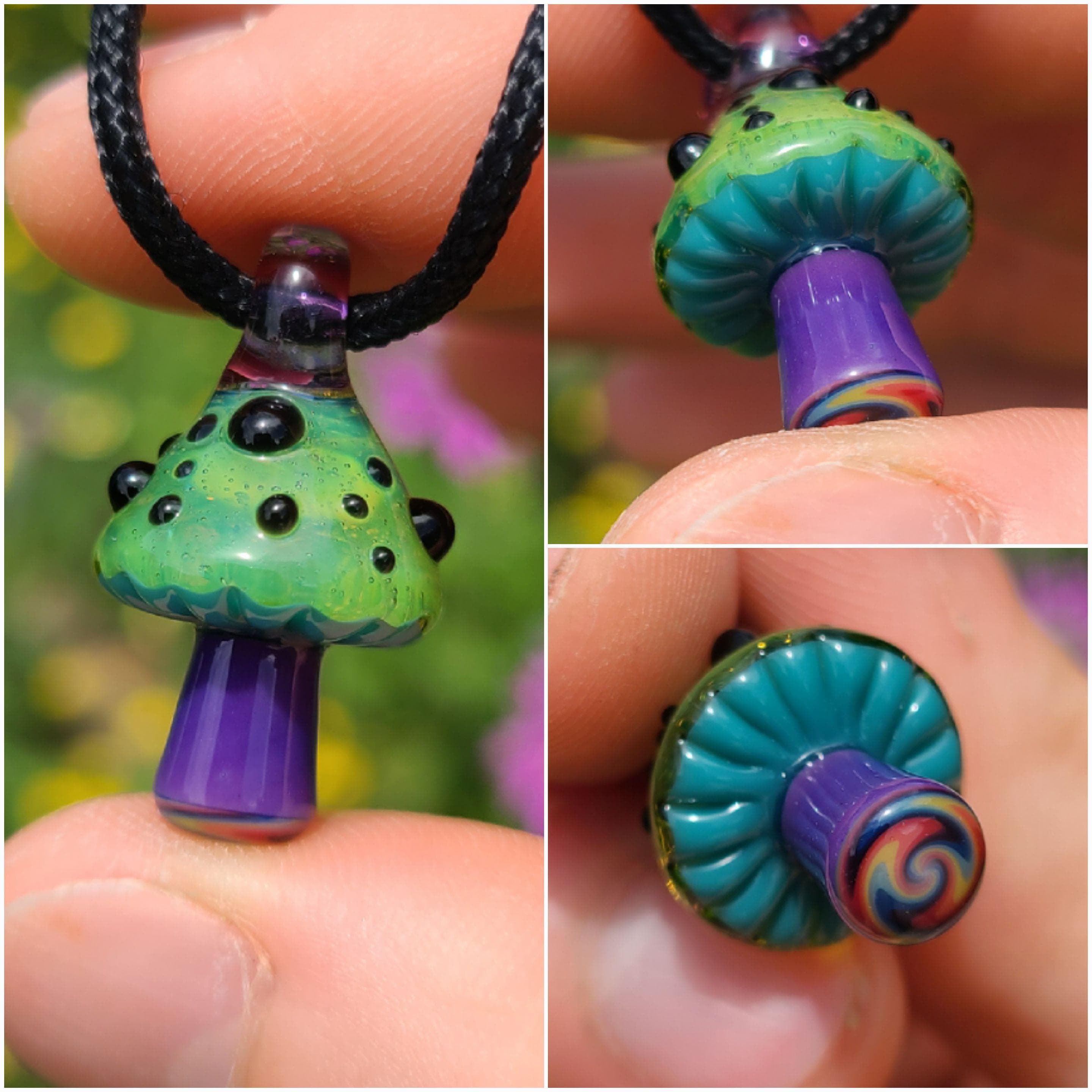 Artist's Choice: Mini Mushroom Glass Pendant