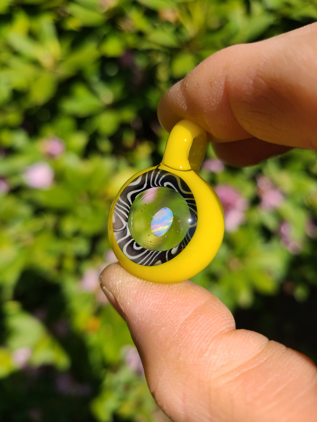UV Opal Lens Portal Glass Pendant