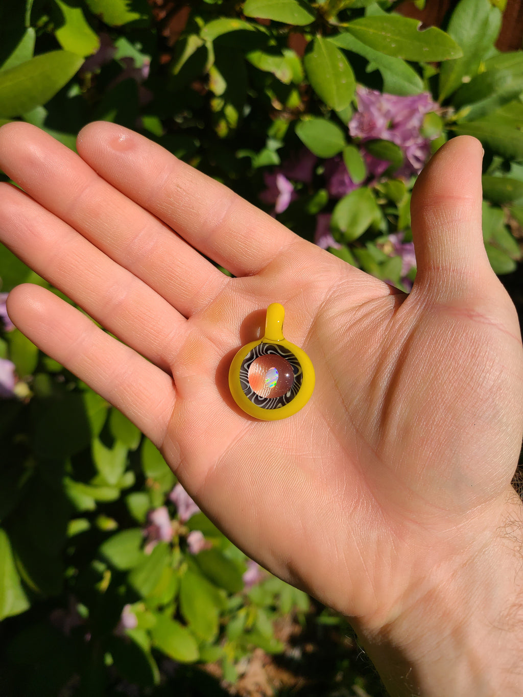 UV Opal Lens Portal Glass Pendant