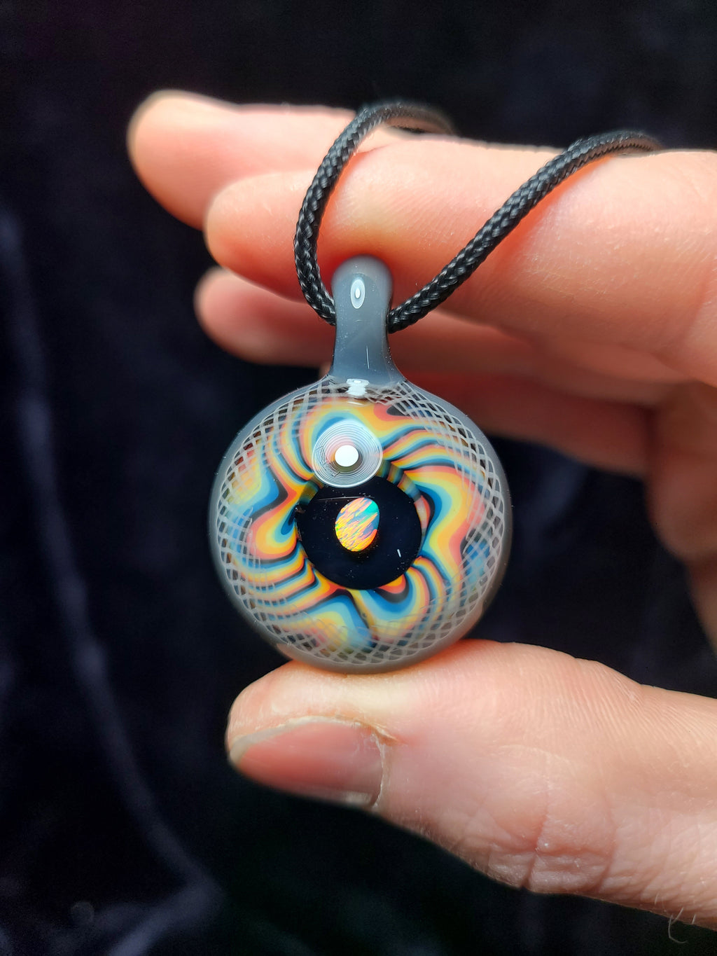 Opal Rainbow Portal Glass Pendant *Second Quality*