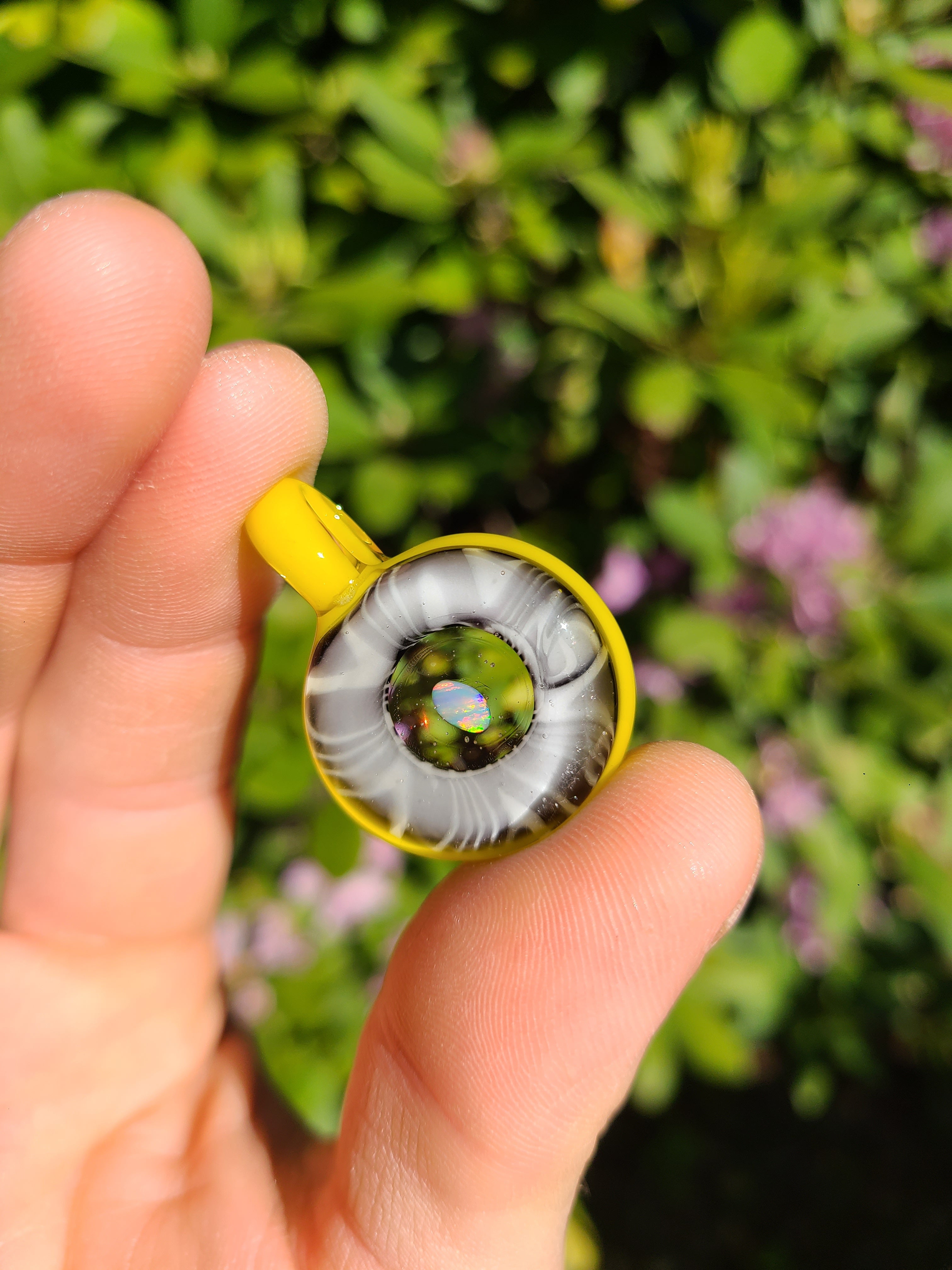 UV Opal Lens Portal Glass Pendant