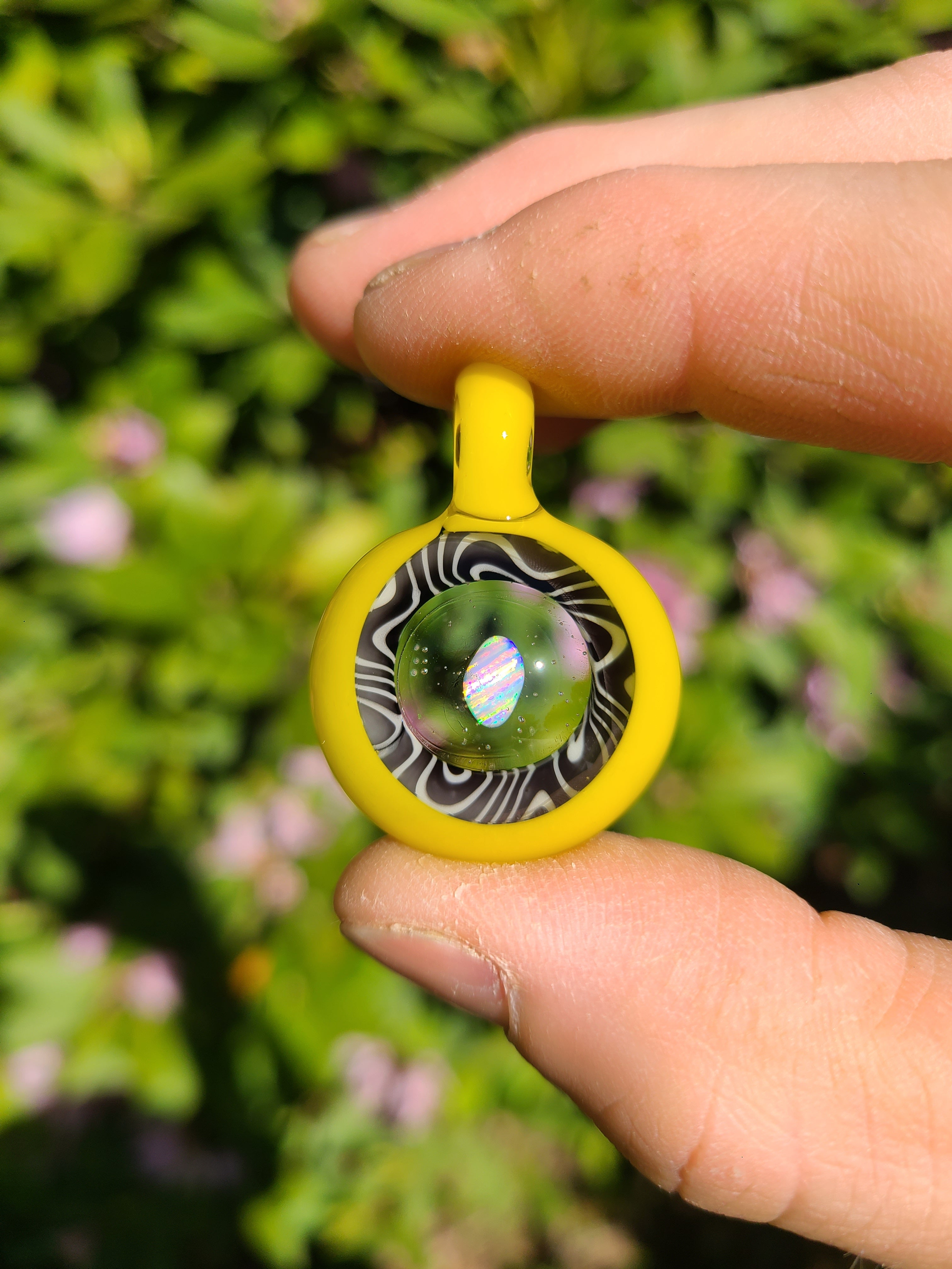UV Opal Lens Portal Glass Pendant