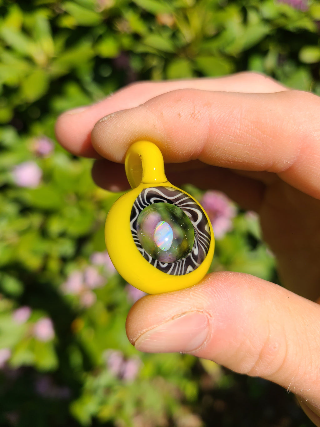 UV Opal Lens Portal Glass Pendant