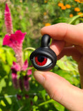 CUSTOM: Matte Black Eye Glass Pendant