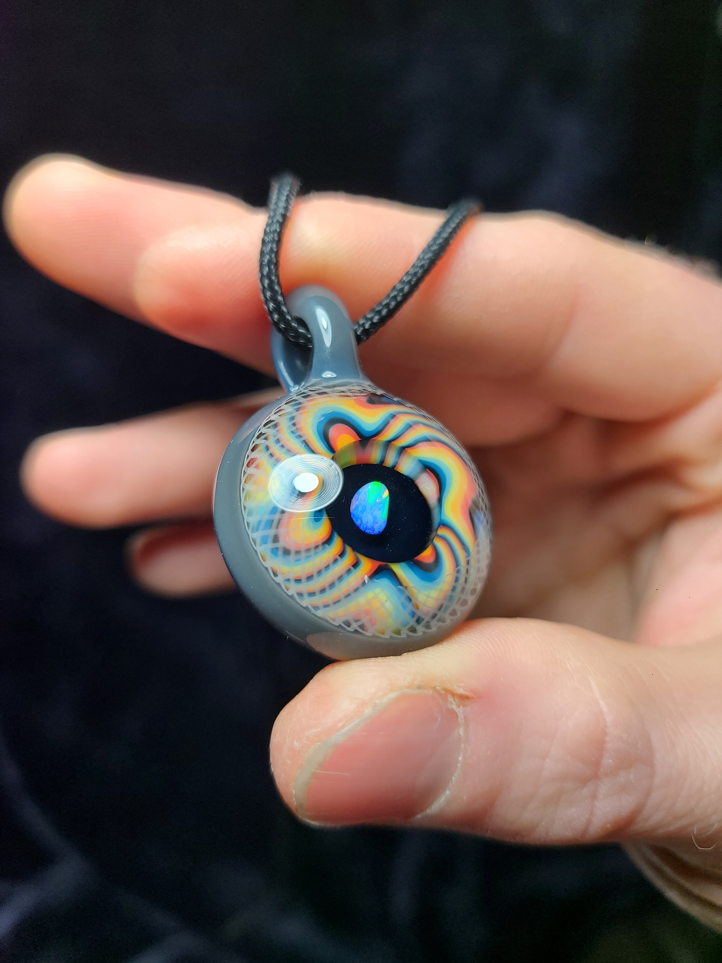 Opal Rainbow Portal Glass Pendant *Second Quality*